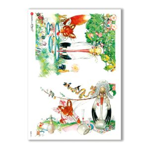 TALES-0015. Papel de Arroz cuentos para decoupage.