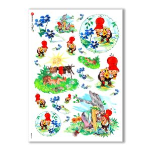 TALES-0027. Papel de Arroz cuentos para decoupage.