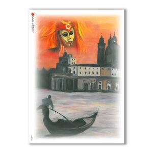 VIEWS-0008. Papel de Arroz paisajes para decoupage.