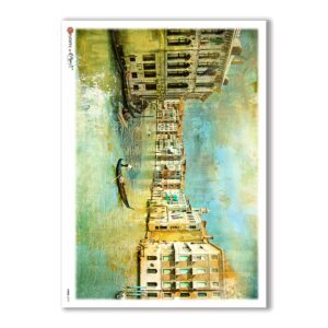 VIEWS-0010. Papel de Arroz paisajes para decoupage.