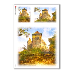 VIEWS-0027. Papel de Arroz paisajes para decoupage.