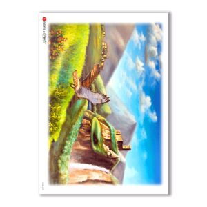 VIEWS-0029. Papel de Arroz paisajes para decoupage.