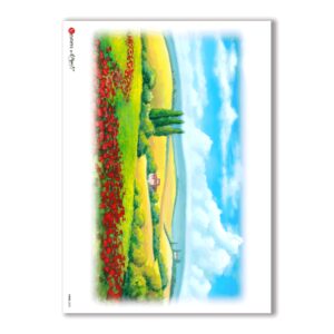 VIEWS-0032. Papel de Arroz paisajes para decoupage.