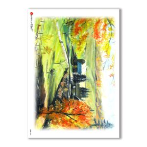 VIEWS-0040. Papel de Arroz paisajes para decoupage.