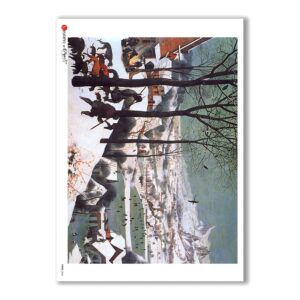VIEWS-0044. Papel de Arroz paisajes para decoupage.