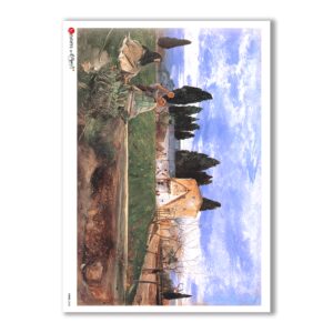 VIEWS-0048. Papel de Arroz paisajes para decoupage.