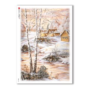 VIEWS-0054. Papel de Arroz paisajes para decoupage.