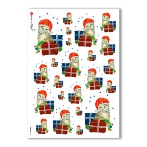 CHRISTMAS-0107. Papel de Arroz Navidad para decoupage.