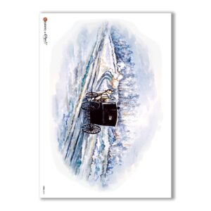 VIEWS-0073. Papel de Arroz paisajes para decoupage.