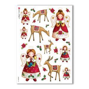 CHRISTMAS-0108. Papel de Arroz Navidad para decoupage.