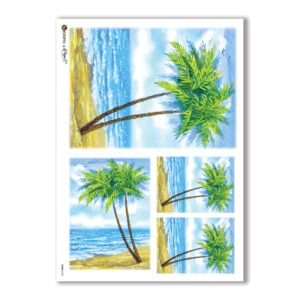 VIEWS-0100. Papel de Arroz paisajes para decoupage.