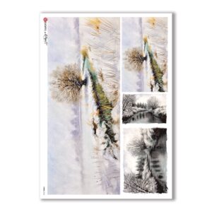 VIEWS-0106. Papel de Arroz paisajes para decoupage.