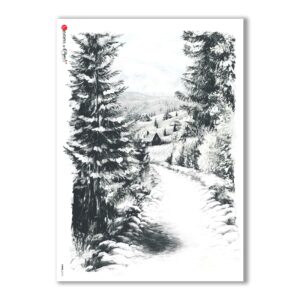 VIEWS-0115. Papel de Arroz paisajes para decoupage.