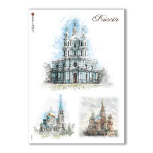 VIEWS-0125. Papel de Arroz paisajes para decoupage.