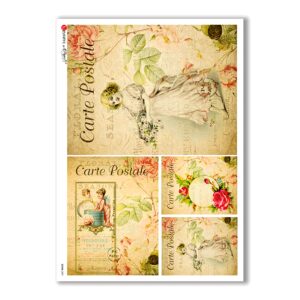 SCENE-0051. Papel de Arroz pictórico para decoupage.