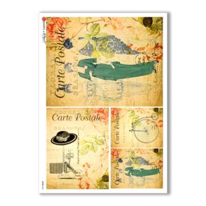 SCENE-0056. Papel de Arroz pictórico para decoupage.