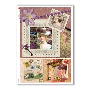 SCENE-0074. Papel de Arroz pictórico para decoupage.