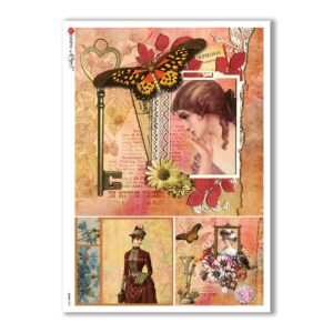 SCENE-0076. Papel de Arroz pictórico para decoupage.