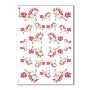 BABY-0059. Papel de Arroz niños para decoupage