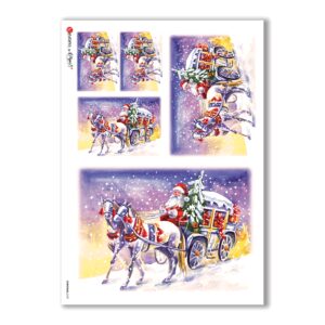 CHRISTMAS-0127. Papel de Arroz Navidad para decoupage.