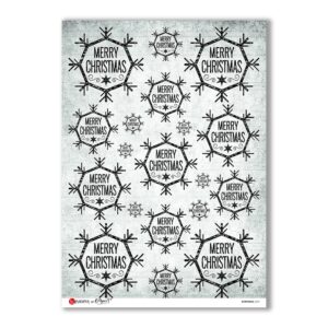 CHRISTMAS-0287. Papel de Arroz Navidad victoriano para decoupage.