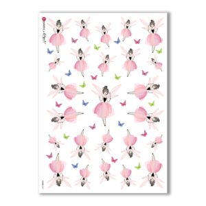 FAIRIES-0051. Papel de Arroz hadas para decoupage.
