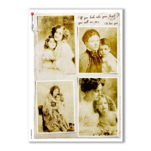 OLD-PHOTOS-0082. Papel de Arroz victoriano para decoupage.