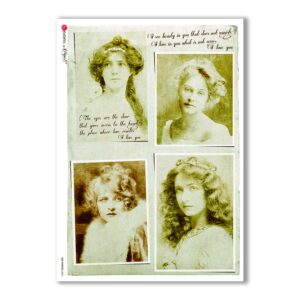 OLD-PHOTOS-0084. Papel de Arroz victoriano para decoupage.