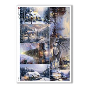 VIEWS-0142. Papel de Arroz paisajes para decoupage.