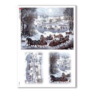 VIEWS-0144. Papel de Arroz paisajes para decoupage.