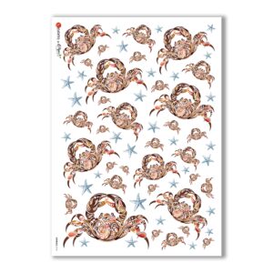 ANIMALS-0114. Papel de Arroz animales para decoupage.