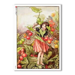 FAIRIES-0056. Papel de Arroz hadas para decoupage.