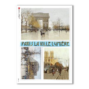 VIEWS-0146. Papel de Arroz paisajes para decoupage.