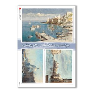 VIEWS-0151. Papel de Arroz paisajes para decoupage.