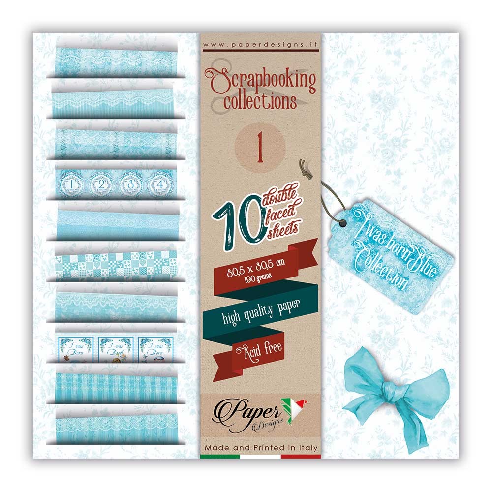 IWASBORNBLUE_COLLECTION. Scrapbooking collection