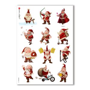CHRISTMAS-0153. Papel de Arroz Navidad para decoupage.