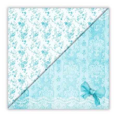 IWASBORNBLUE. Scrapbooking foglio singolo