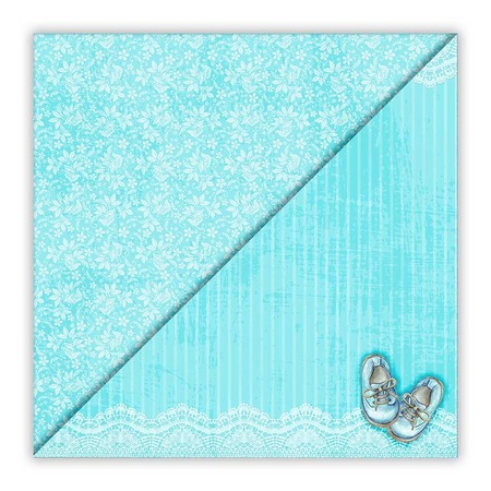 IWASBORNBLUE - 002. Scrapbooking foglio singolo