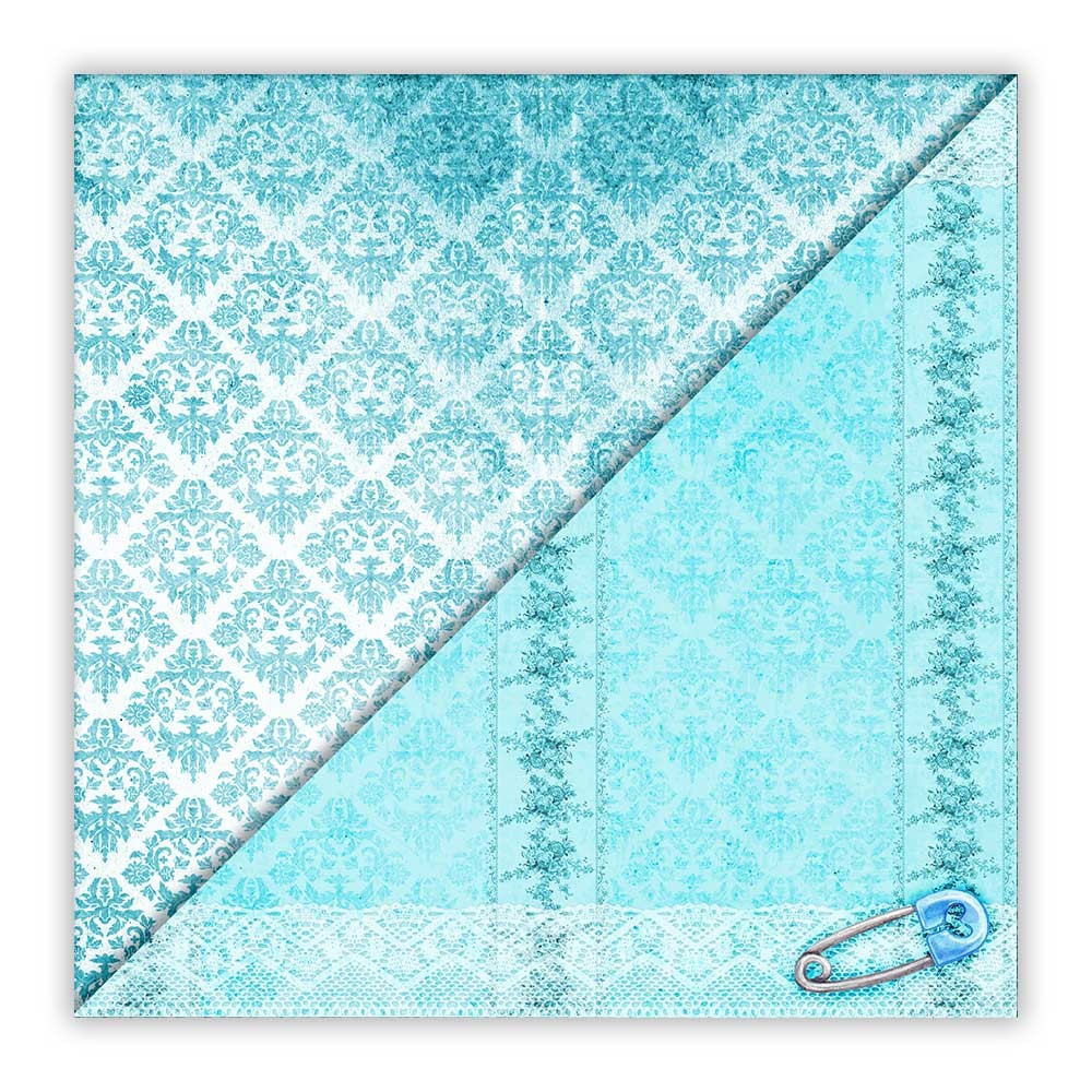 IWASBORNBLUE - 003. Scrapbooking foglio singolo