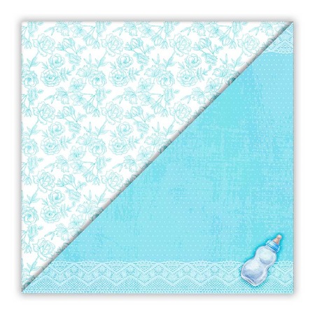 IWASBORNBLUE - 005. Scrapbooking foglio singolo