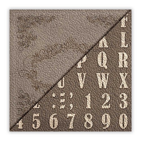LEATHER - 009. Scrapbooking foglio singolo
