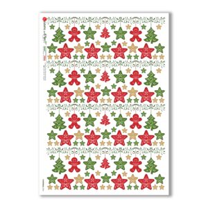 CHRISTMAS-0304. Papel de Arroz Navidad victoriano para decoupage.