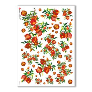 FOOD-0031. Papel de Arroz comida para decoupage.
