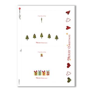 CHRISTMAS-0189. Papel de Arroz Navidad para decoupage.