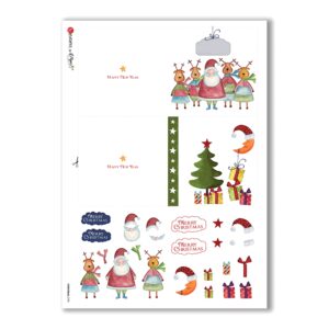 CHRISTMAS-0192. Papel de Arroz Navidad para decoupage.