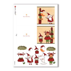 CHRISTMAS-0193. Papel de Arroz Navidad para decoupage.