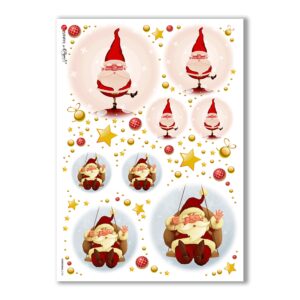 CHRISTMAS-0150. Papel de Arroz Navidad para decoupage.