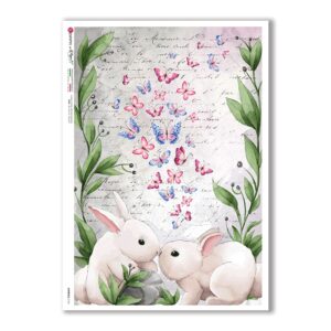 ANIMALS-0146. Papel de Arroz animales para decoupage.