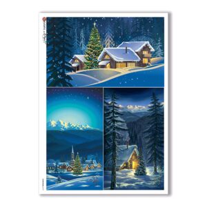 CHRISTMAS-0197. Papel de Arroz Navidad para decoupage.