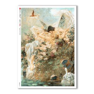 FAIRIES-0070. Papel de Arroz hadas para decoupage.